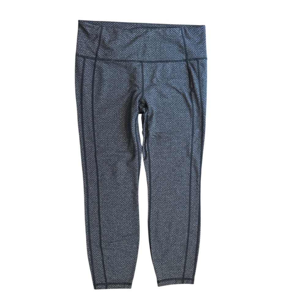 Athleta Herringbone Chaturanga Capri Leggings High Rise‎ Athletic Women's Size L